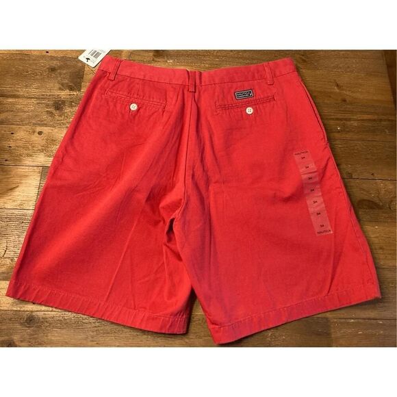 Nautica size 34 NWT golf shorts mens embroidered color cardinal - Picture 6 of 6